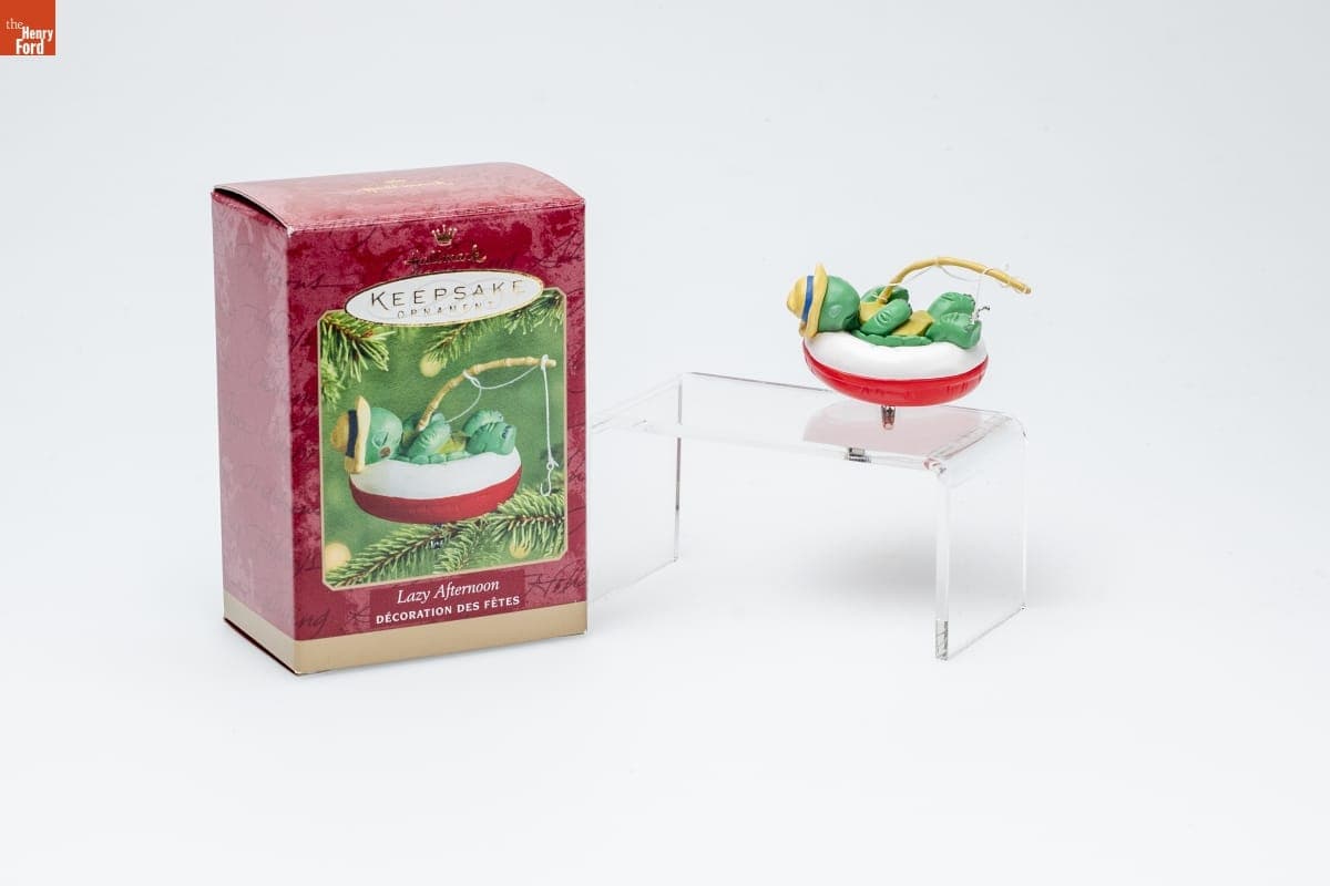 Hallmark "Lazy Afternoon" Christmas Ornament, 2001