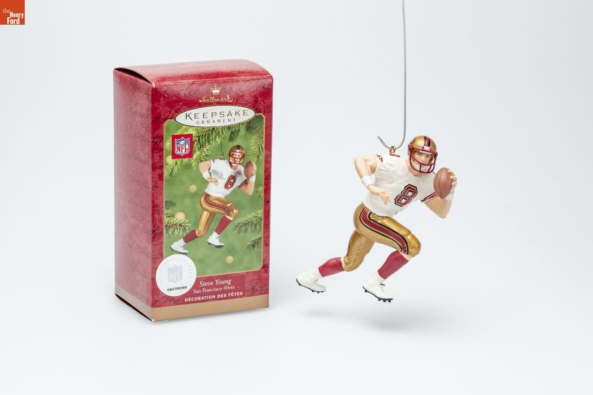 Hallmark "San Francisco 49ers: Steve Young" Christmas Ornament, 2001