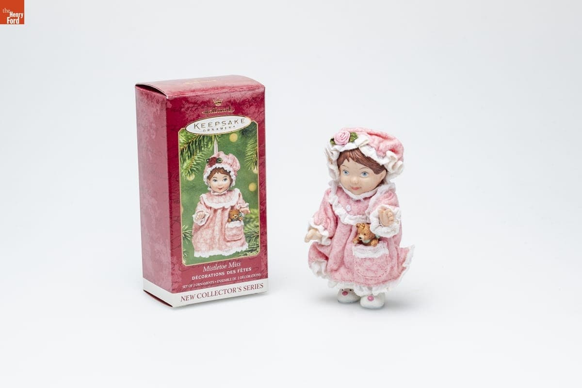 Hallmark "Mistletoe Miss Series" Christmas Ornaments, 2001