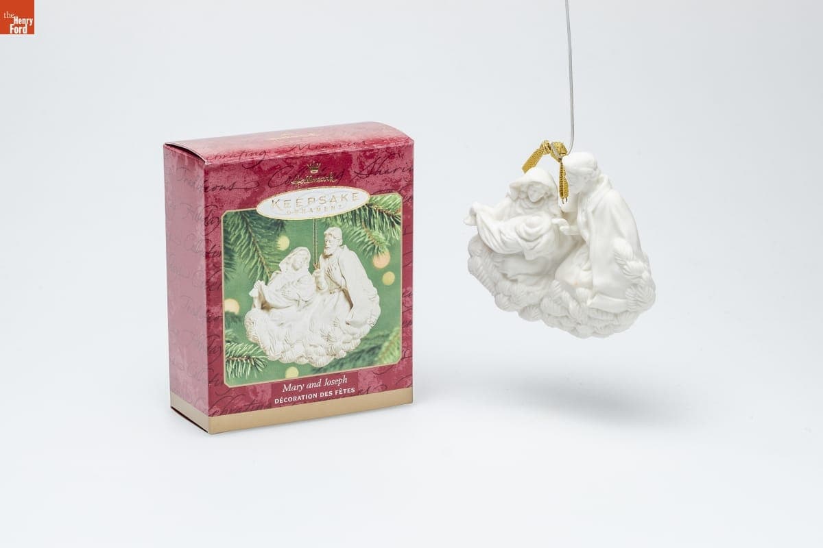 Hallmark "Mary and Joseph" Christmas Ornament, 2001