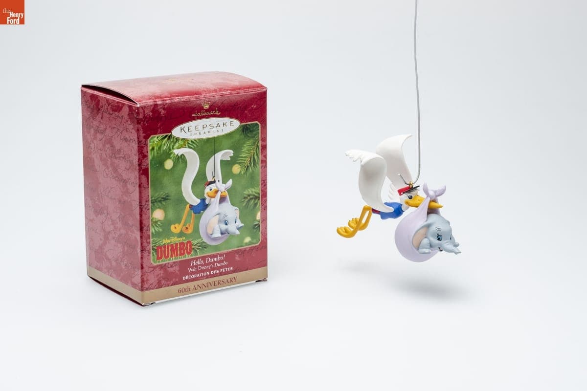Hallmark "Walt Disney's Dumbo: Hello, Dumbo!" Christmas Ornament, 2001