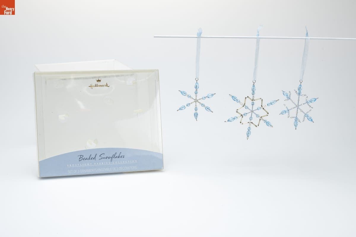 Hallmark "'Frostlight Faeries: Beaded Snowflakes" Christmas Ornaments, 2001