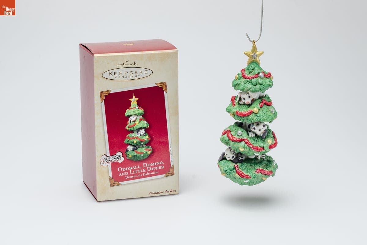 Hallmark "Disney's 102 Dalmatians: Oddball, Domino, and Little Dipper" Christmas Ornament, 2002
