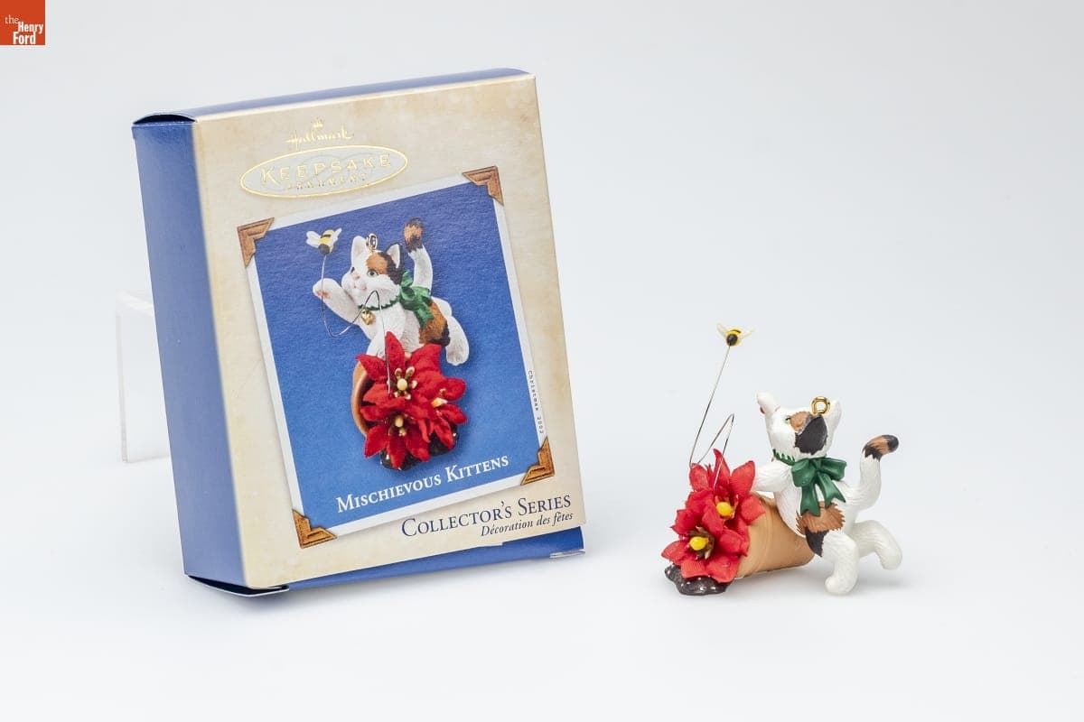 Halllmark "Mischievous Kittens Series" Christmas Ornament, 2002