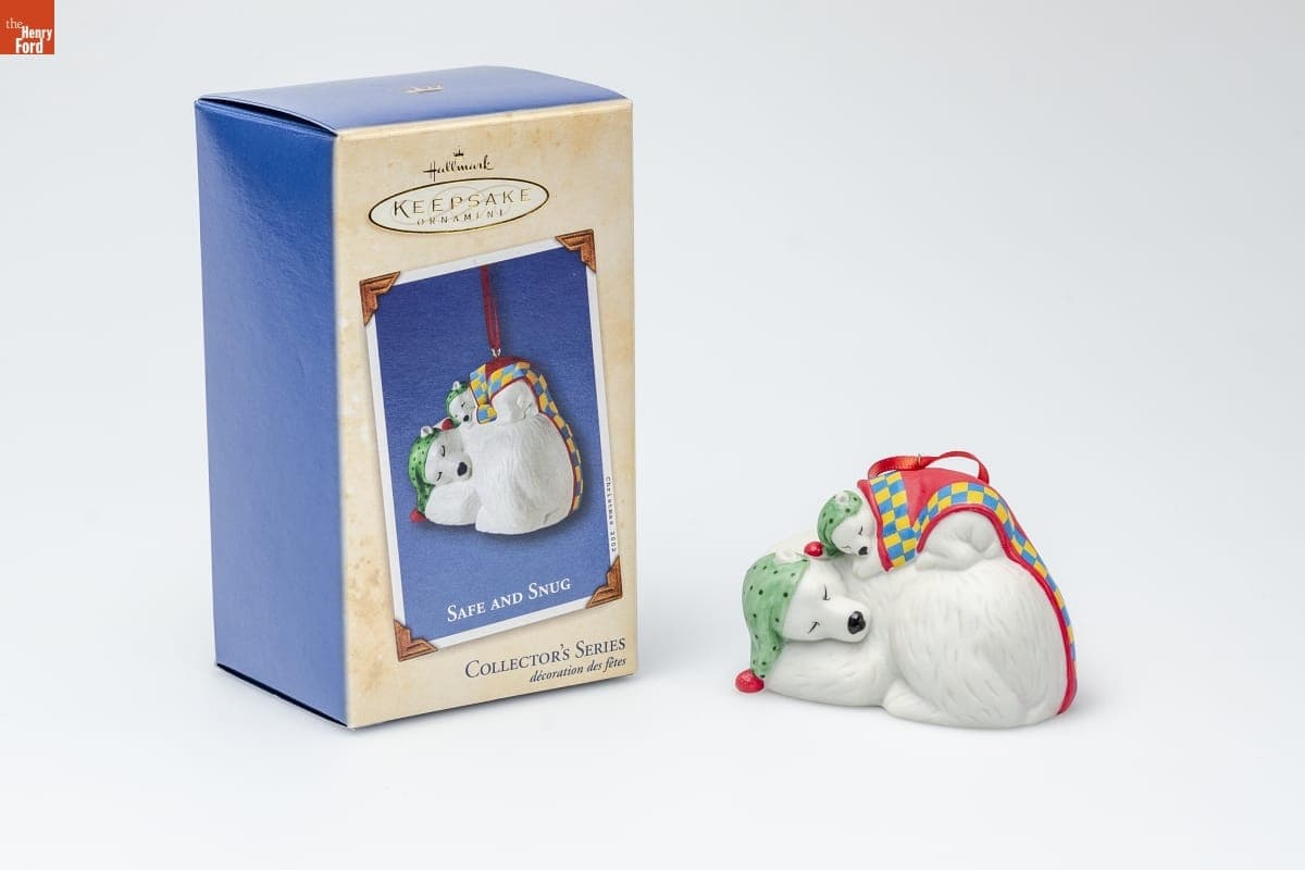 Hallmark "Safe and Snug Series" Christmas Ornament, 2002