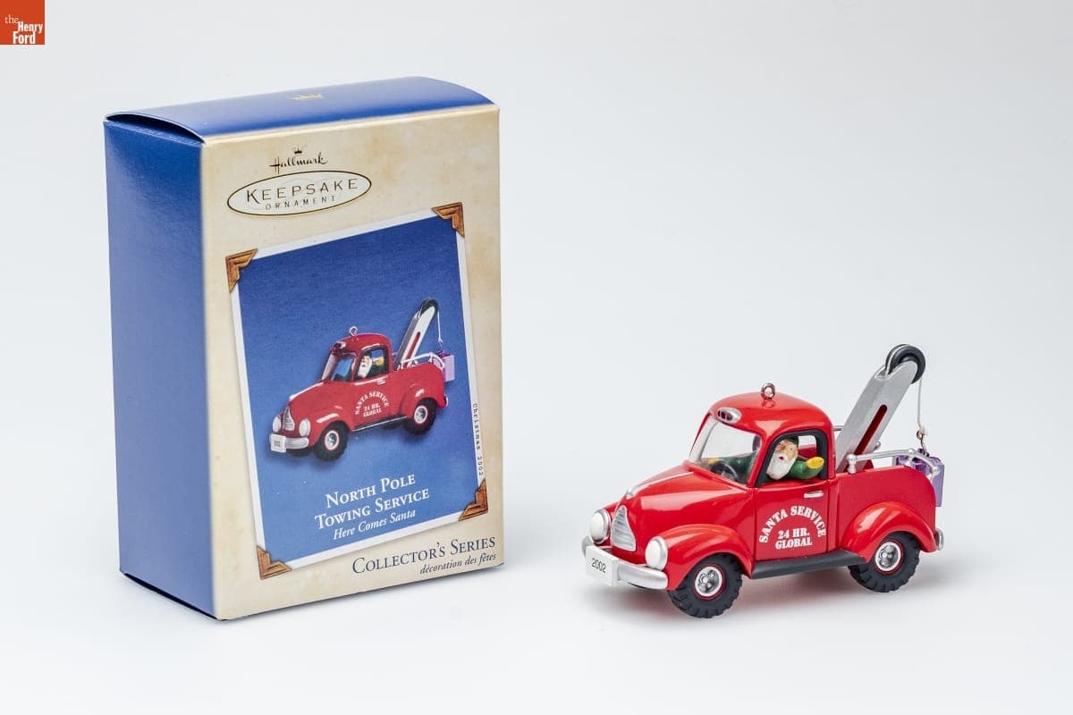 Hallmark "Here Comes Santa Series: North Pole Towing Service" Christmas Ornament, 2002