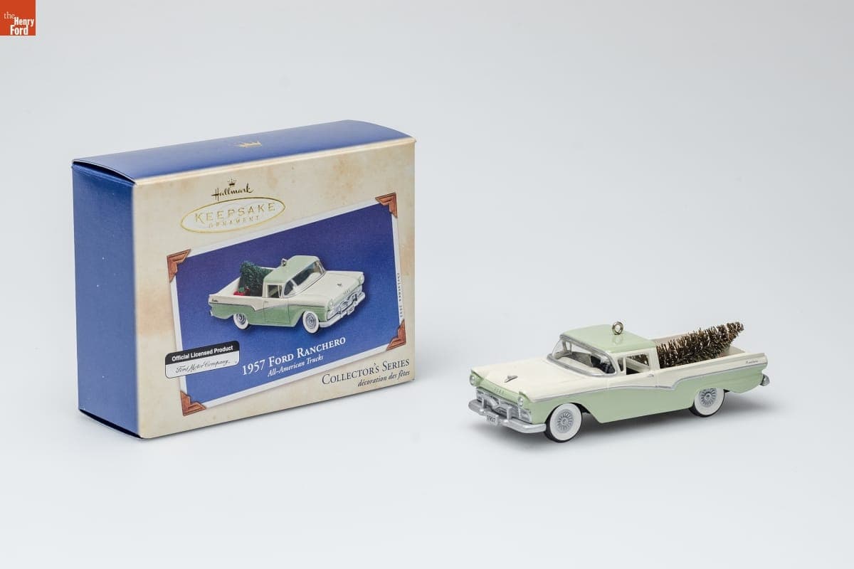Hallmark "All-American Trucks Series: 1957 Ford Ranchero" Christmas Ornament, 2002