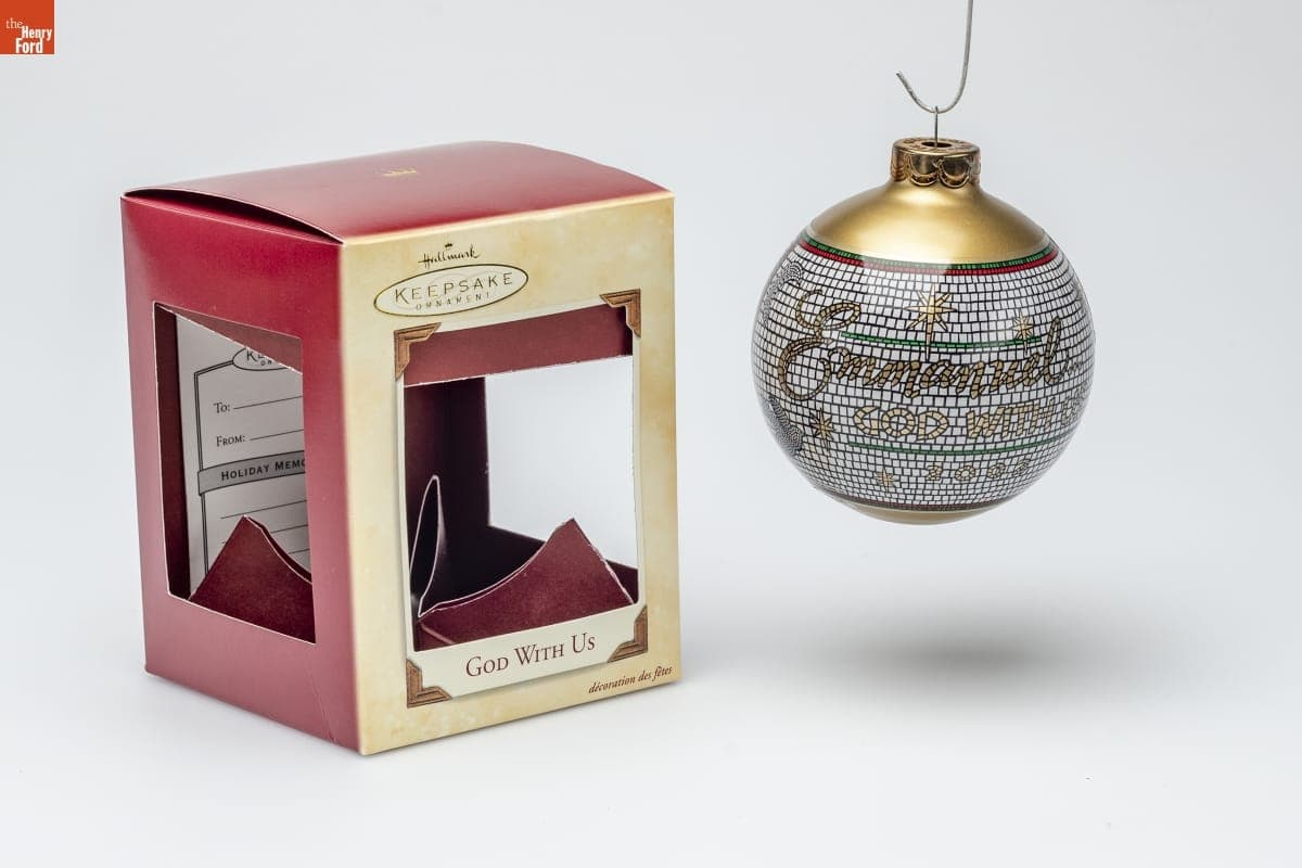 Hallmark "God With Us" Christmas Ornament, 2002