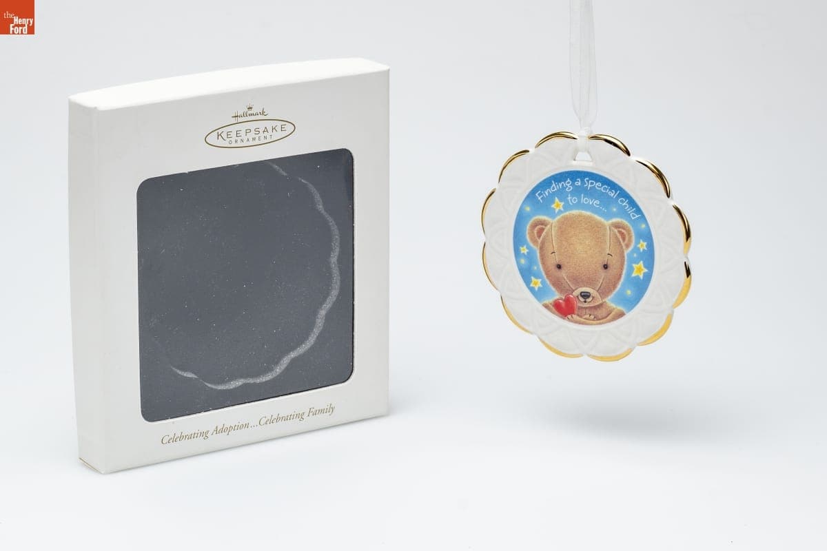 Hallmark "Celebrating Adoption ... Celebrating Family" Christmas Ornament, 2002