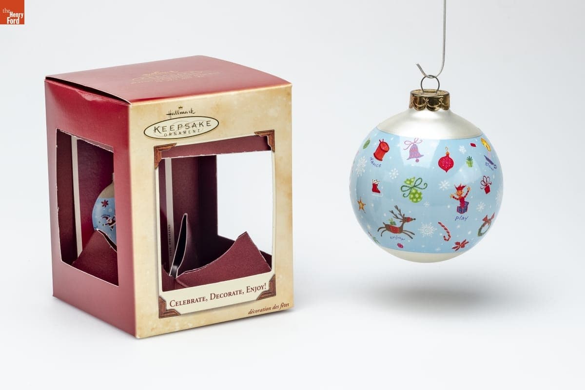 Hallmark "Celebrate, Decorate, Enjoy!" Christmas Ornament, 2003