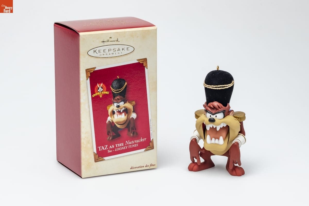 Hallmark "LOONEY TUNES Taz: Taz as The Nutcracker" Christmas Ornament, 2003