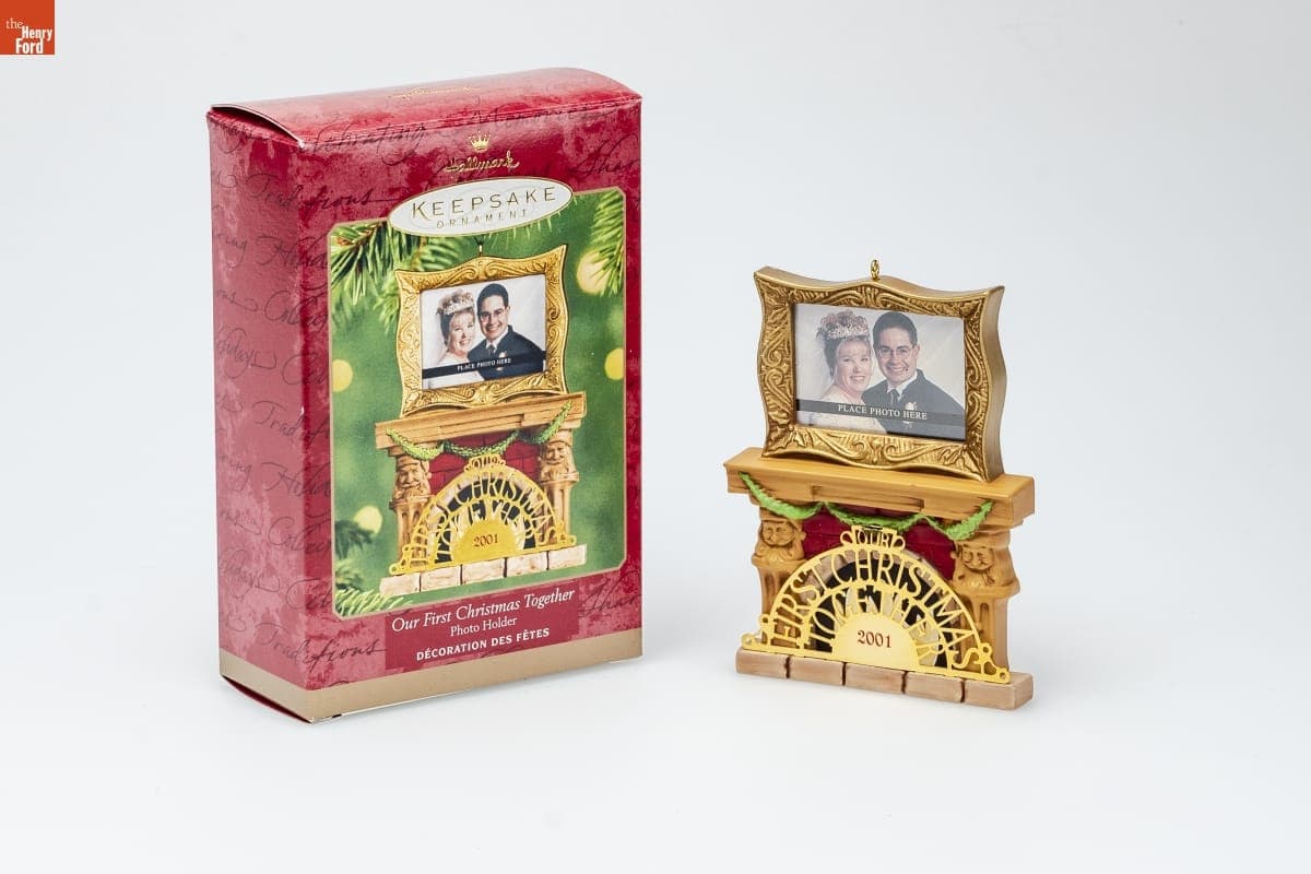 Hallmark "Our First Christmas Together Photo Holder" Christmas Ornament, 2001