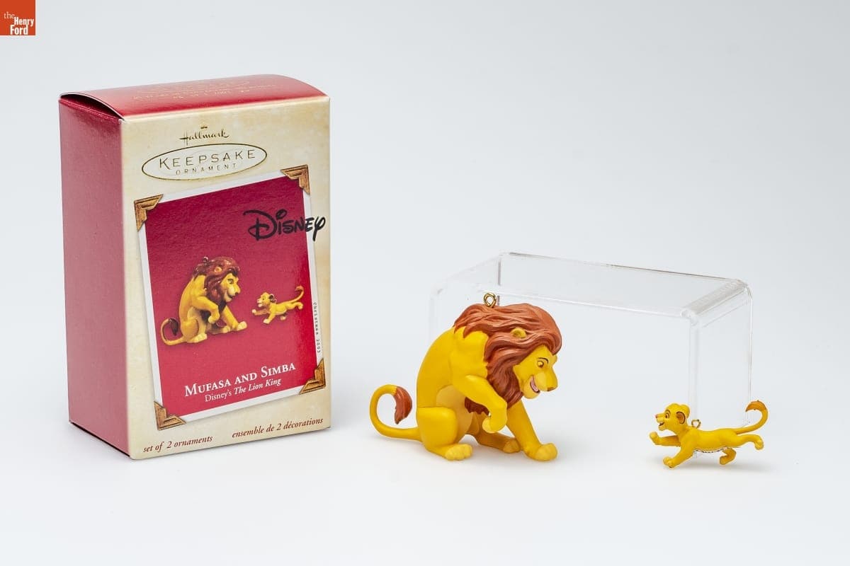Hallmark "Disney's The Lion King: Mufasa and Simba" Christmas Ornaments, 2003