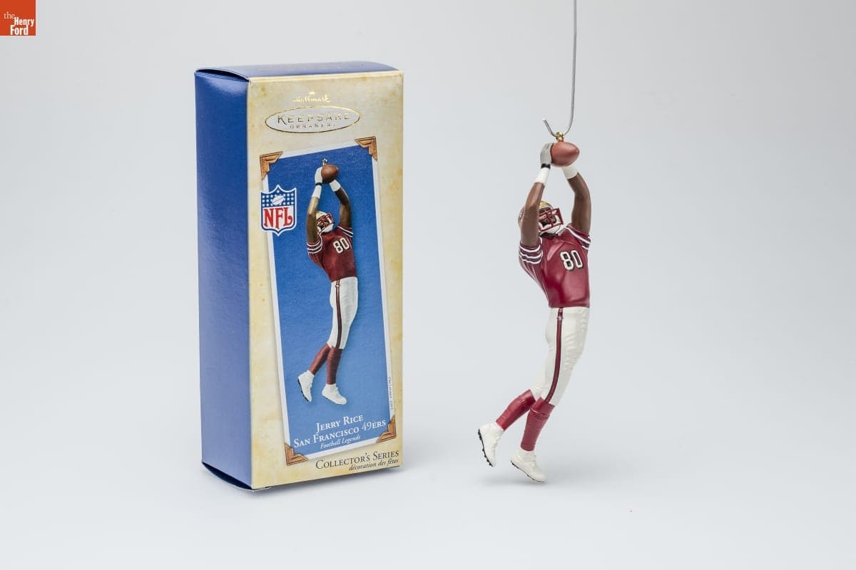 Hallmark "Football Legends Series: San Francisco 49ers Jerry Rice" Christmas Ornament, 2003