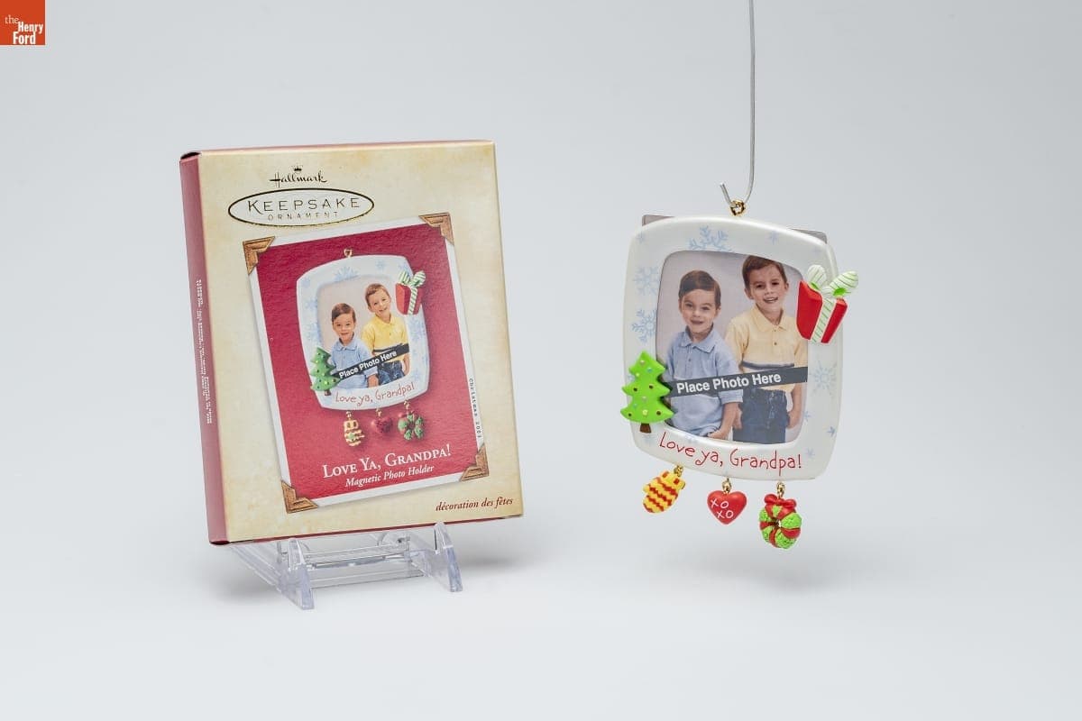 Hallmark "Love Ya, Grandpa! Photo Holder" Christmas Ornament, 2003