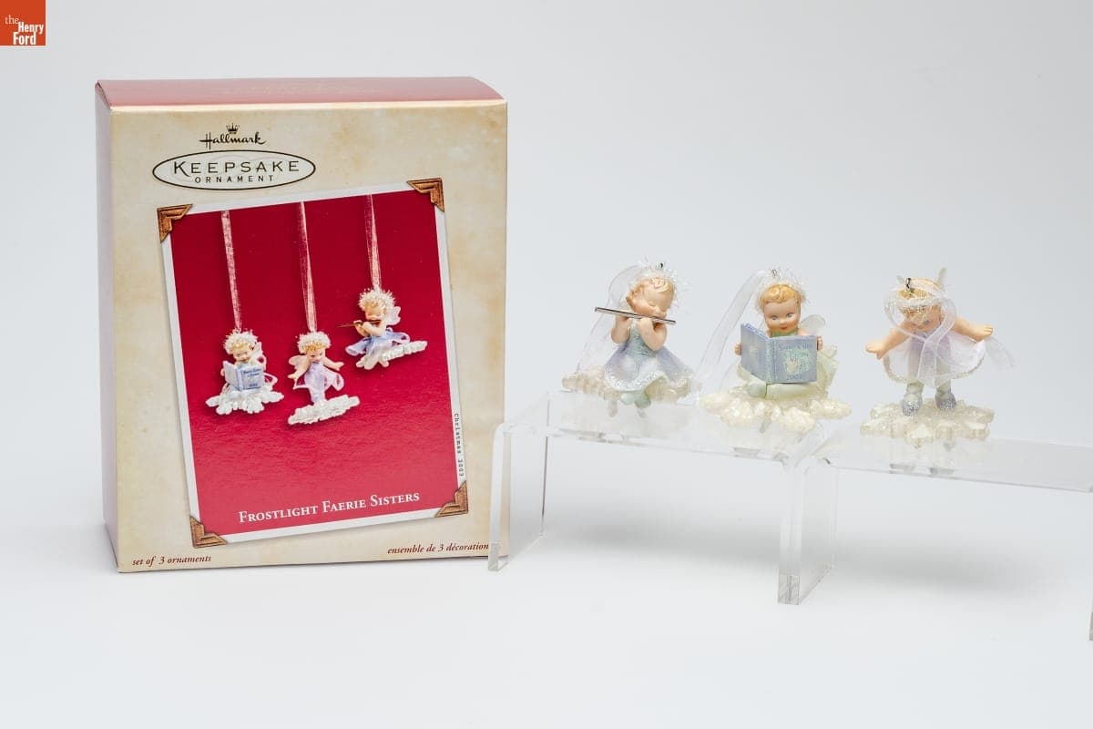 Hallmark "Frostlight Faerie Sisters" Christmas Ornaments, 2003