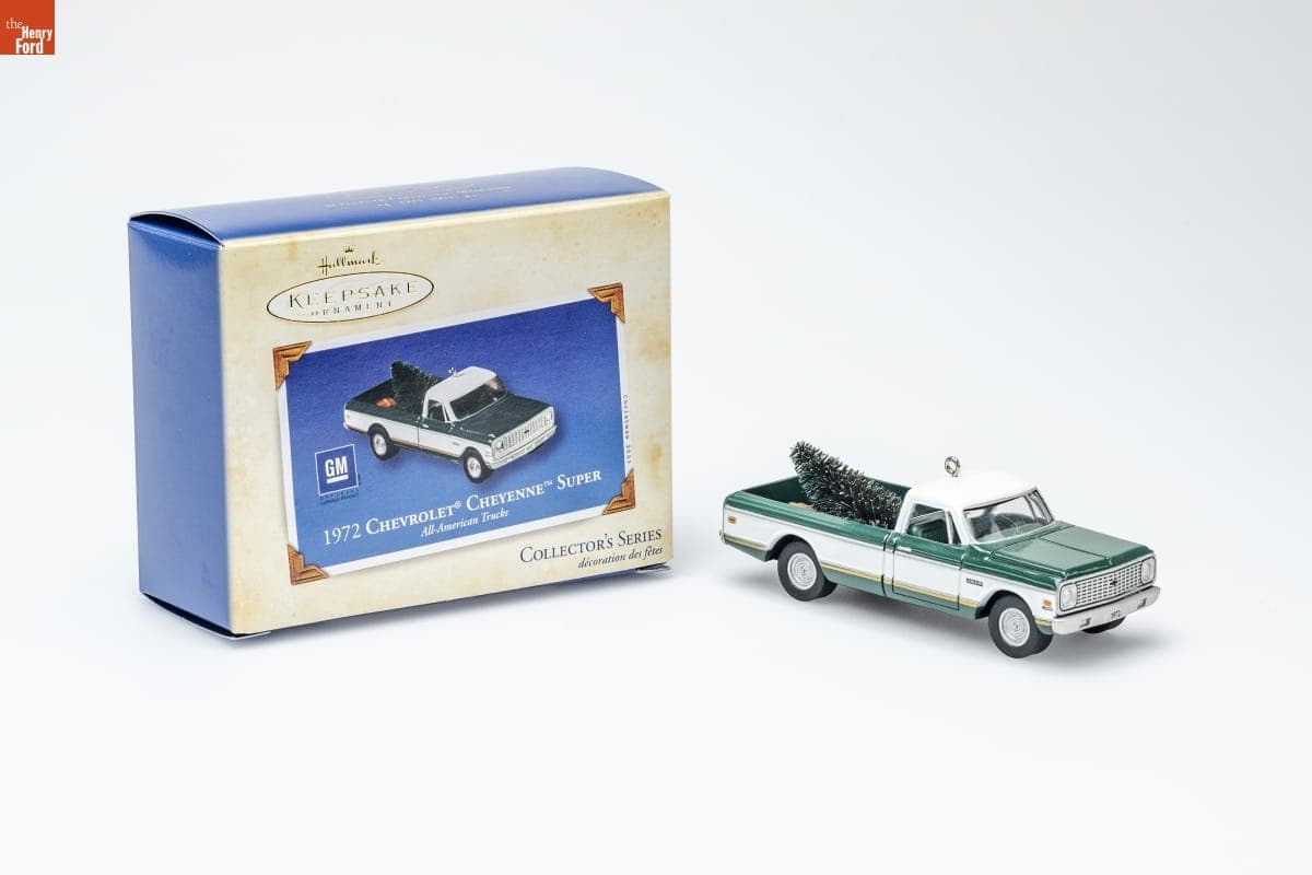 Hallmark "All-American Trucks Series: 1972 Cheverlet Cheyenne Super" Christmas Ornament, 2003