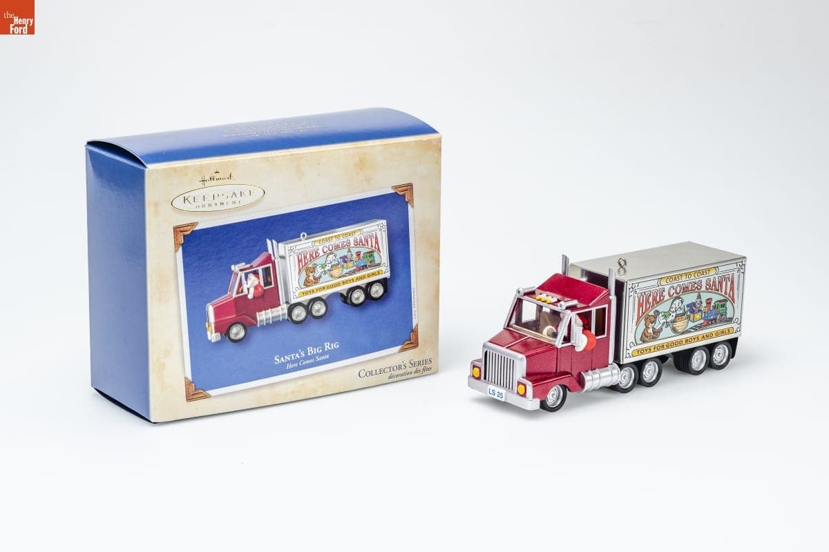 Hallmark "Here Comes Santa Series: Santa's Big Rig" Christmas Ornament, 2003