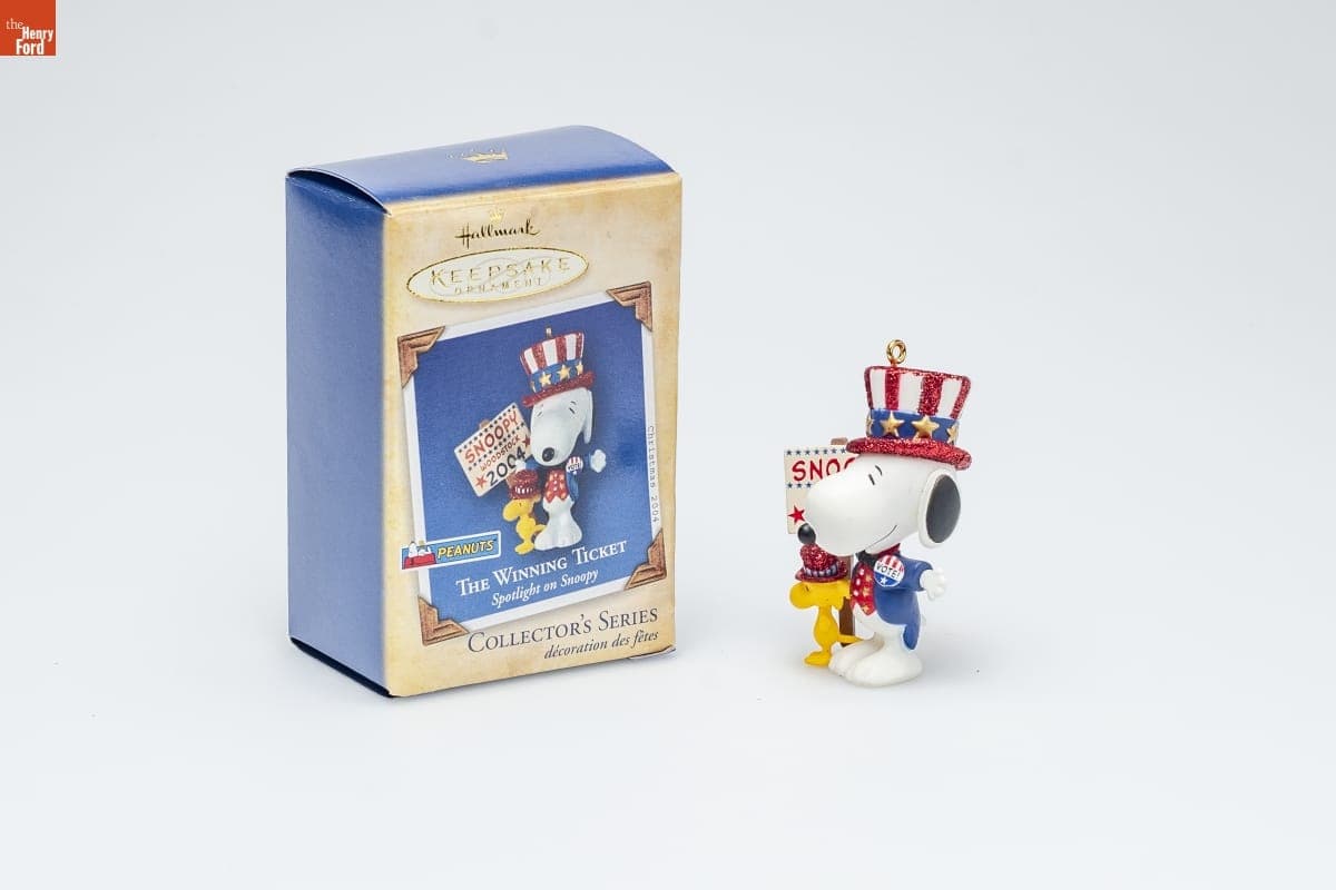 Hallmark "Spotlight on Snoopy Series: The Winning Ticket" Christmas Ornament, 2004