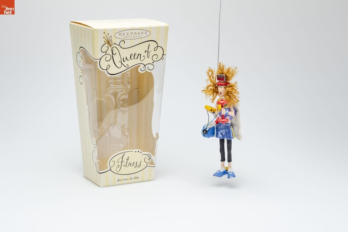 Hallmark "Queen of Fitness" Christmas Ornament, 2004