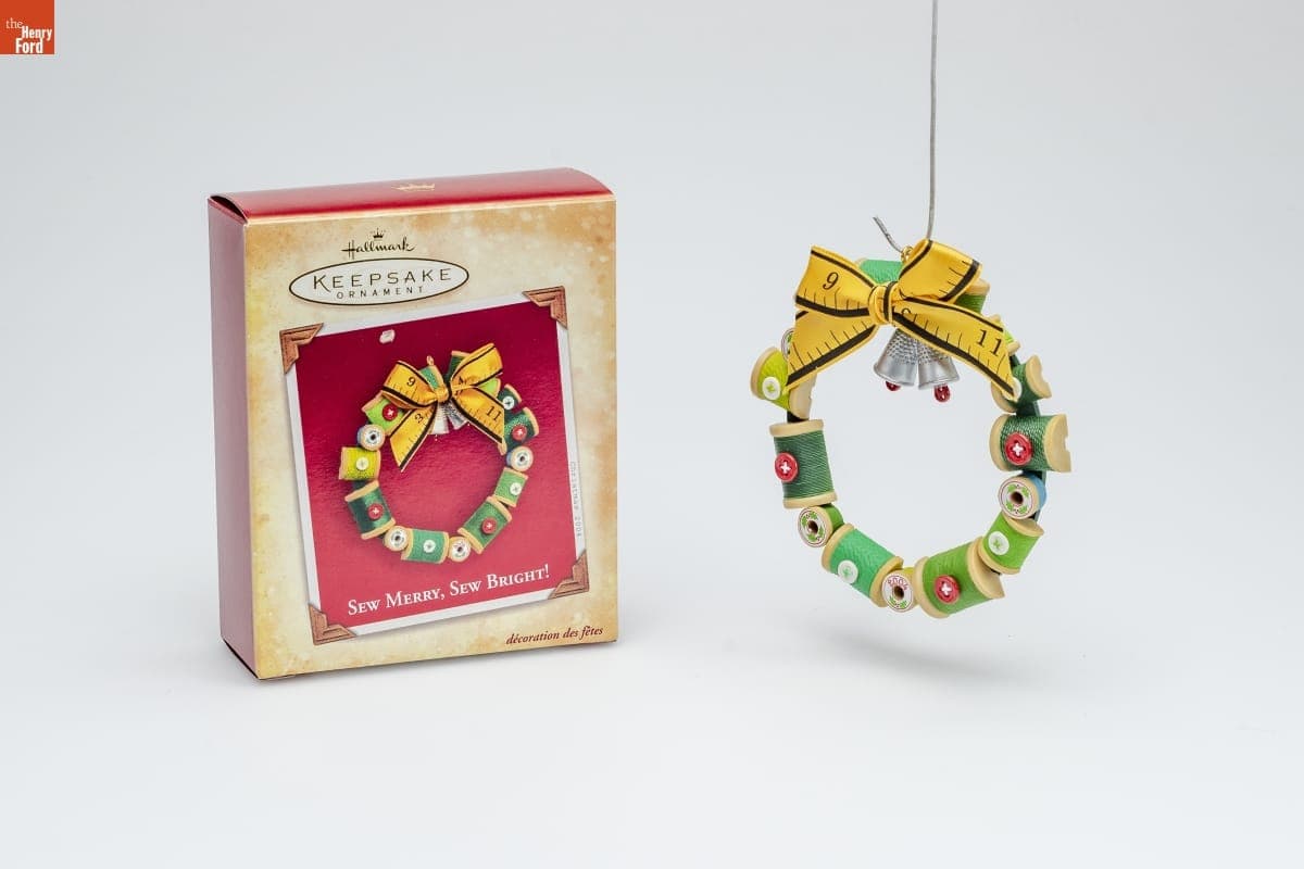 Hallmark "Sew Merry, Sew Bright!" Christmas Ornament, 2004