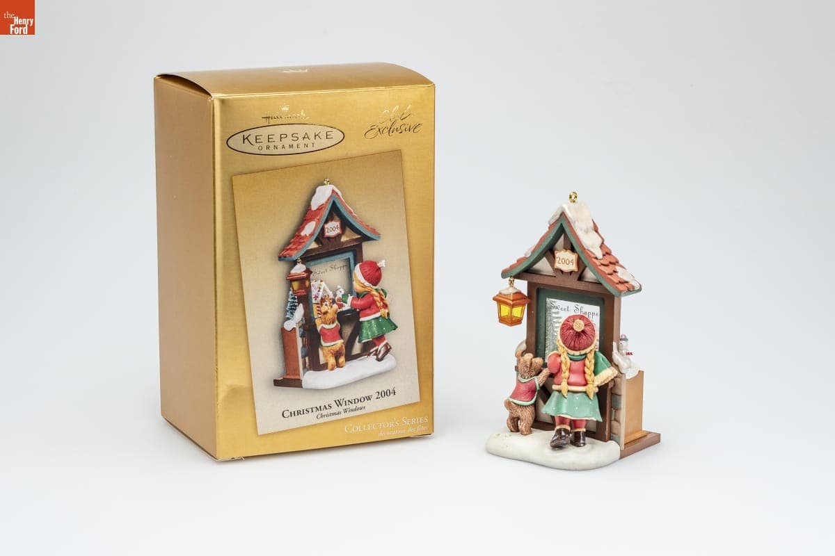 Hallmark "Christmas Windows Series: Christmas Window 2004" Collector's Club Christmas Ornament, 2004