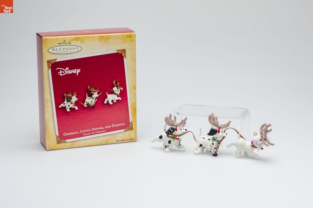 Hallmark "Disney's 102 Dalmatians: Oddball, Little Dipper, and Domino" Christmas Ornament, 2004