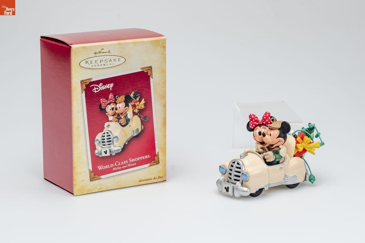 Hallmark "Disney's Mickey and Minnie: World-Class Shoppers" Christmas Ornament, 2004