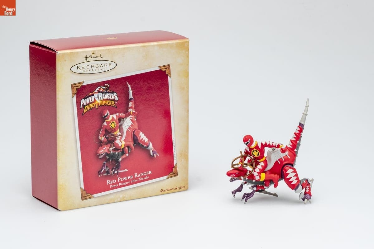 Hallmark "Power Rangers Dino Thunder: Red Power Ranger" Christmas Ornament, 2004