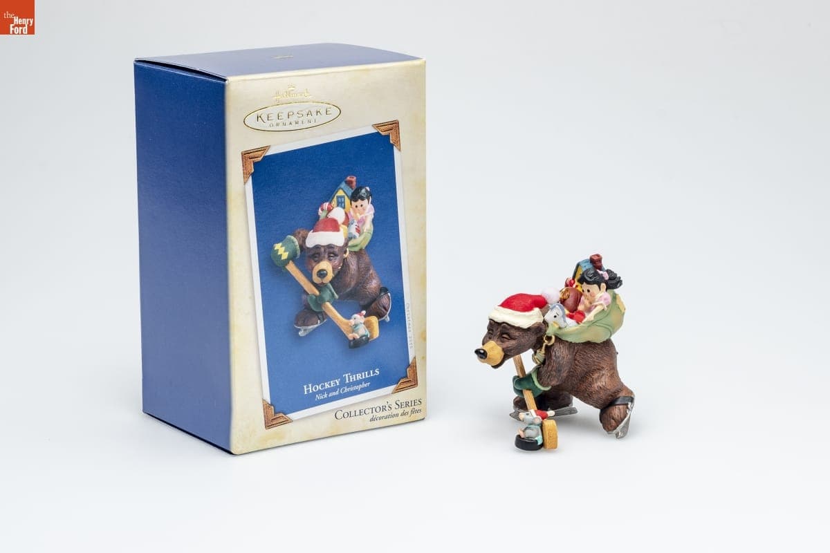 Hallmark "Nick and Christopher Series: Hockey Thrills" Christmas Ornament, 2005