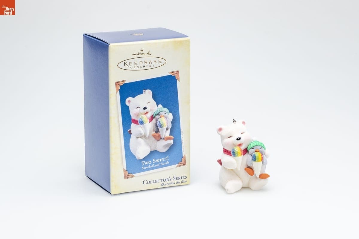 Hallmark "Snowball and Tuxedo Series: Two Sweet!" Christmas Ornament, 2005