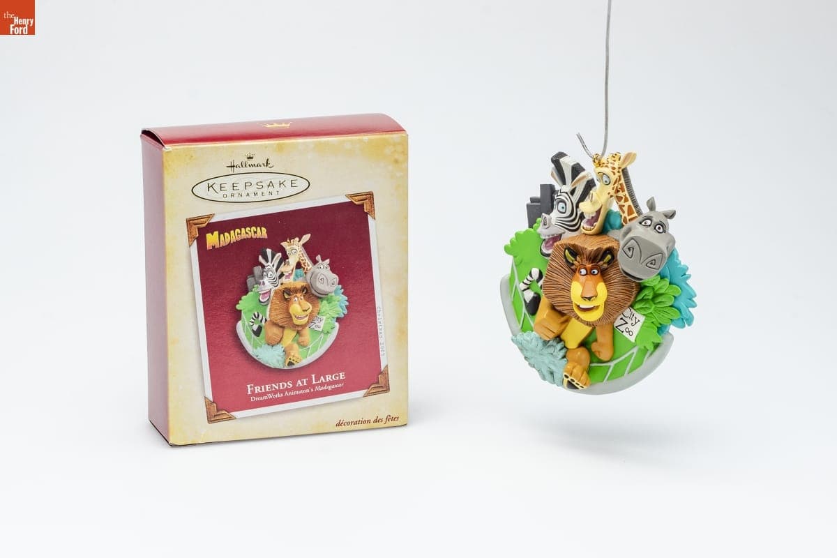 Hallmark "DreamWorks' Madagascar: Friends at Large" Christmas Ornament, 2005