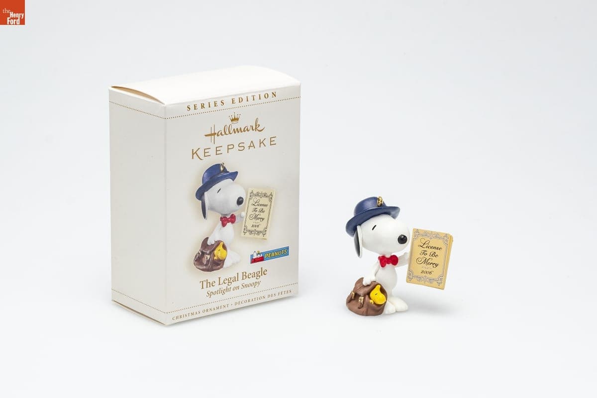 Hallmark "Spotlight on Snoopy Series: The Legal Beagle" Christmas Ornament, 2006