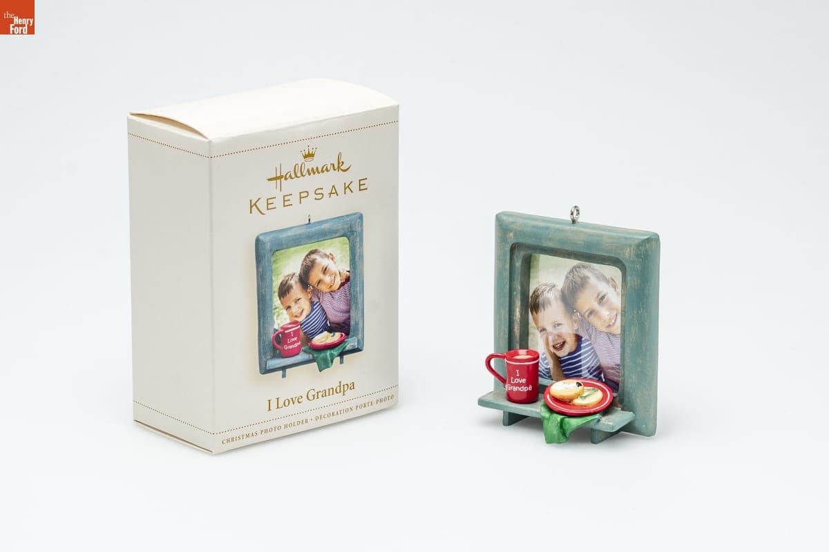 Hallmark "I Love Grandpa Photo Holder" Christmas Ornament, 2006