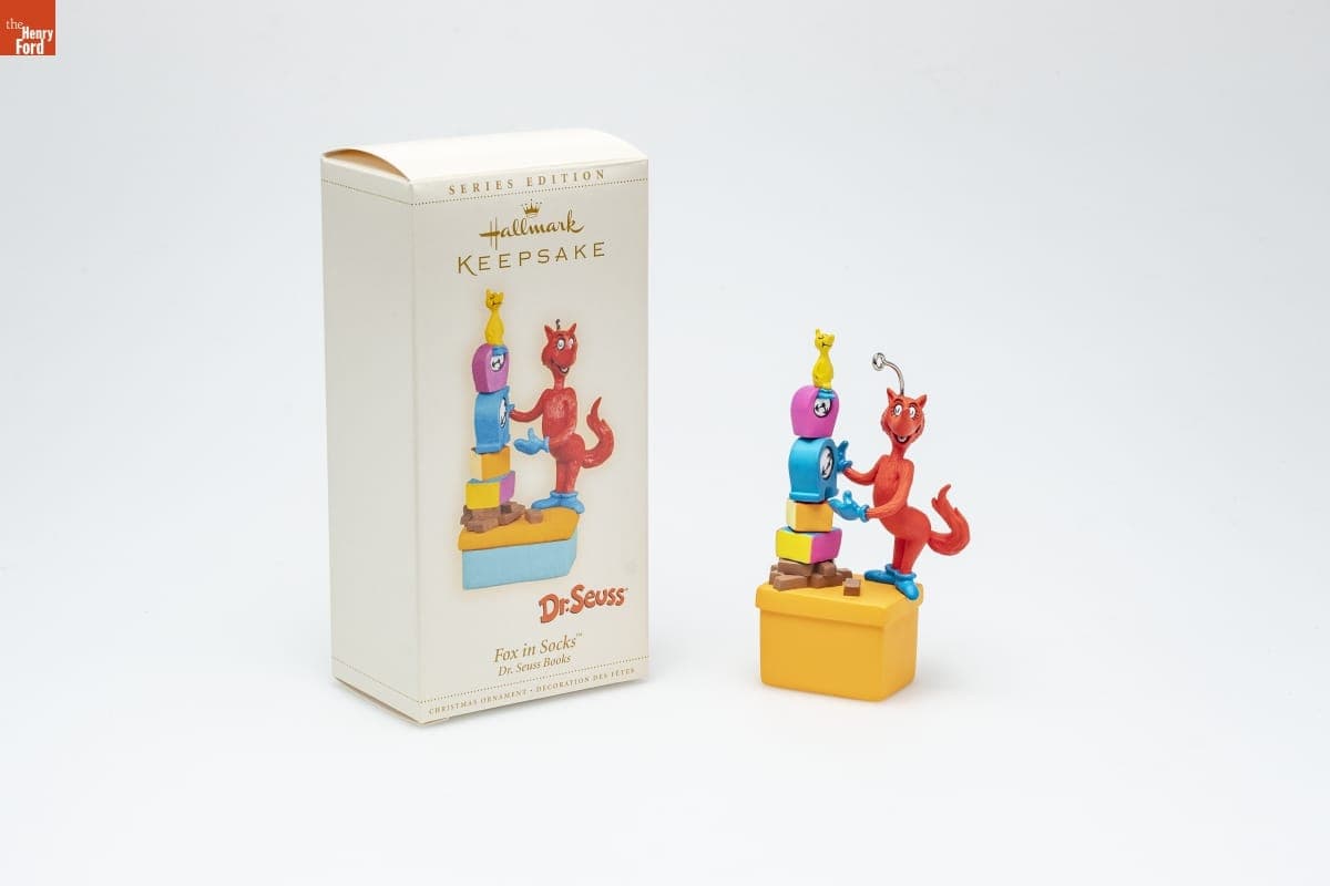 Hallmark "Dr. Seuss Books Series: Fox in Socks" Christmas Ornament, 2006