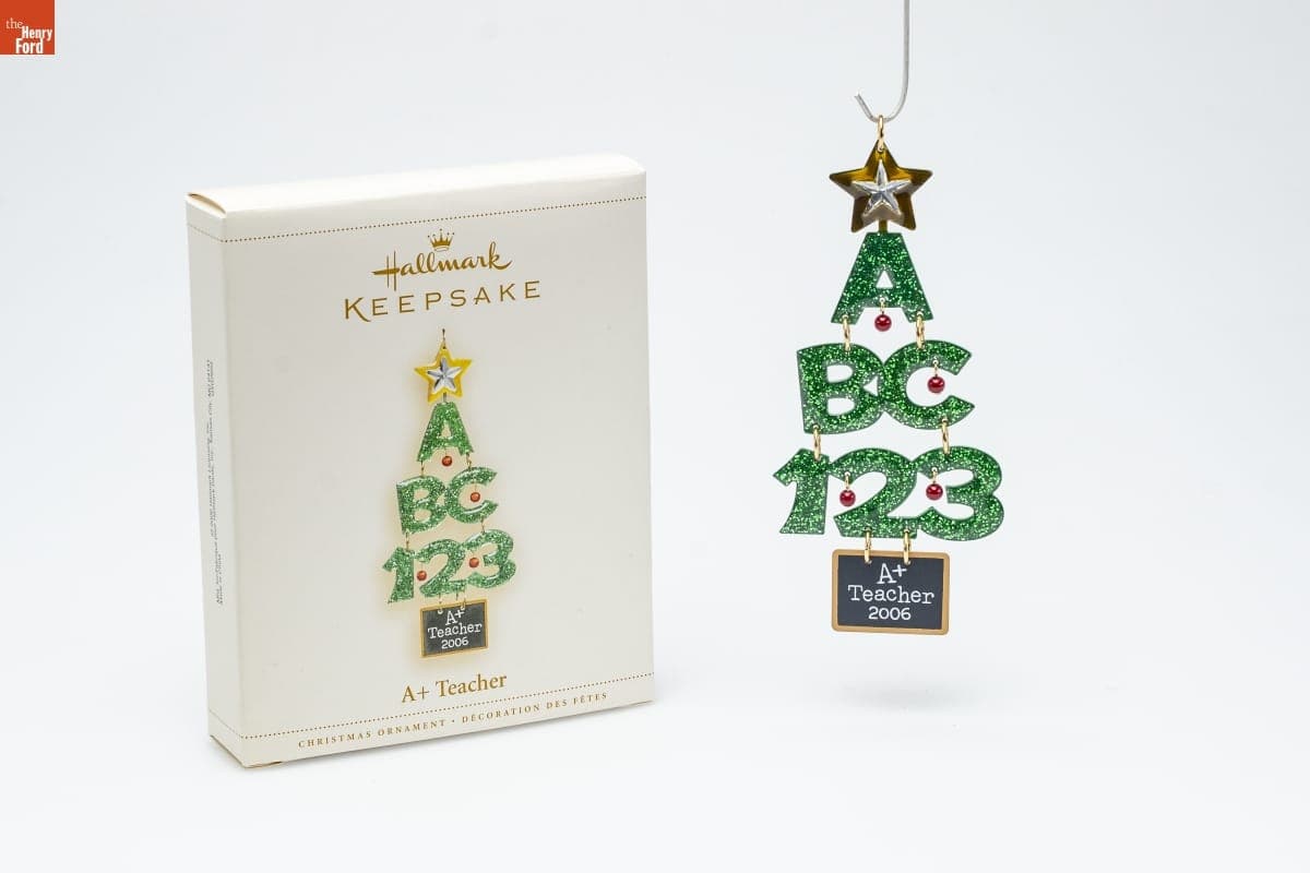Hallmark "A+ Teacher" Christmas Ornament, 2006