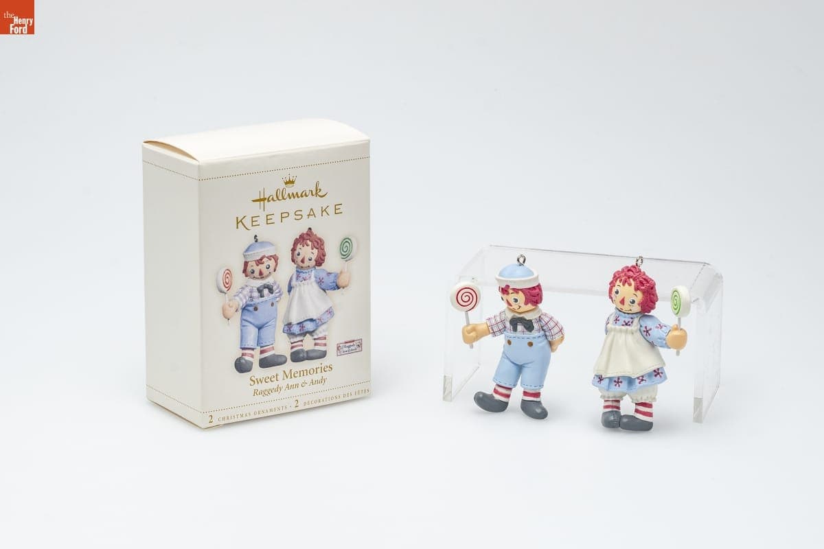 Hallmark "Raggedy Ann & Andy: Sweet Memories" Christmas Ornaments, 2006