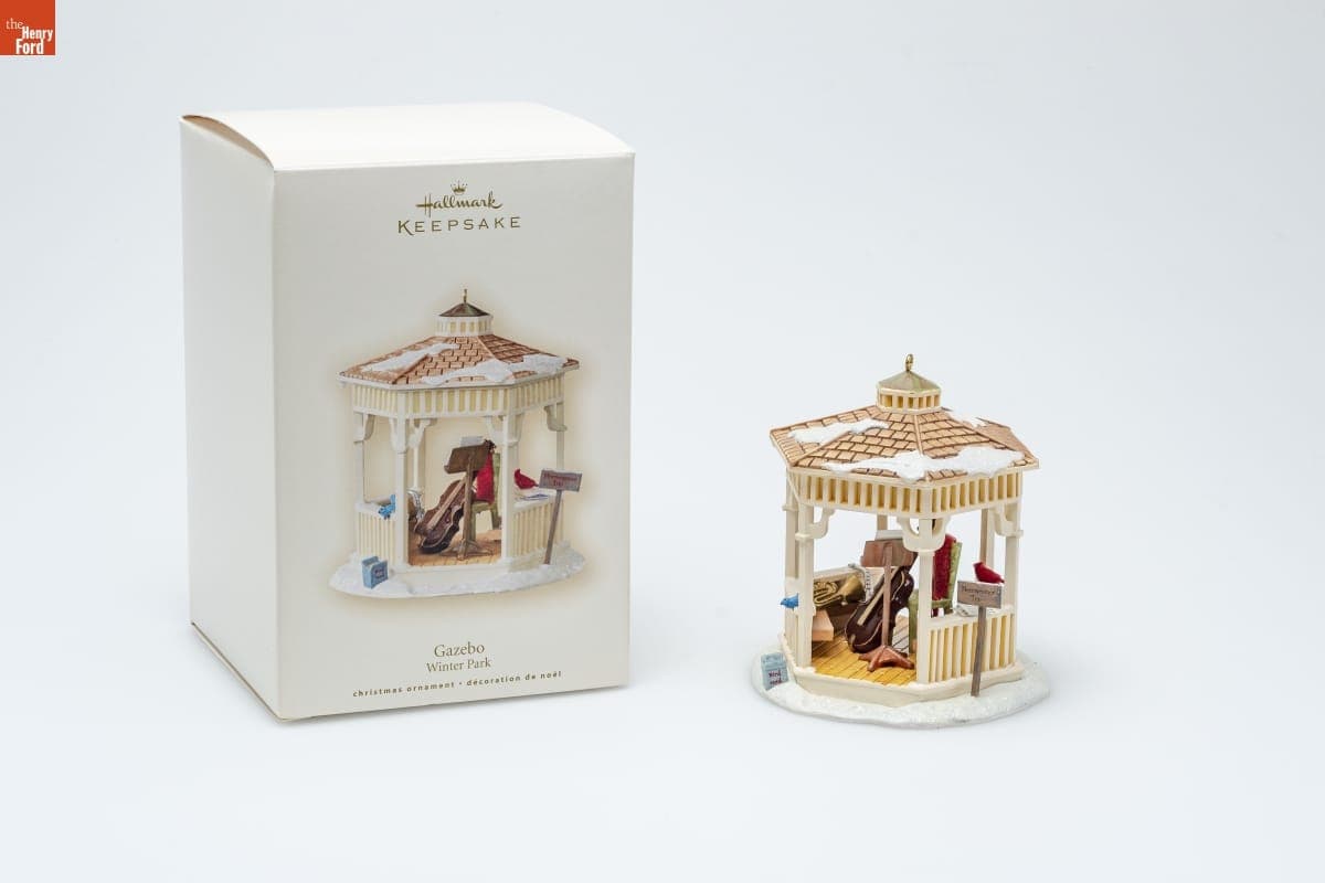 Hallmark "Winter Park: Gazebo" Christmas Ornament, 2007