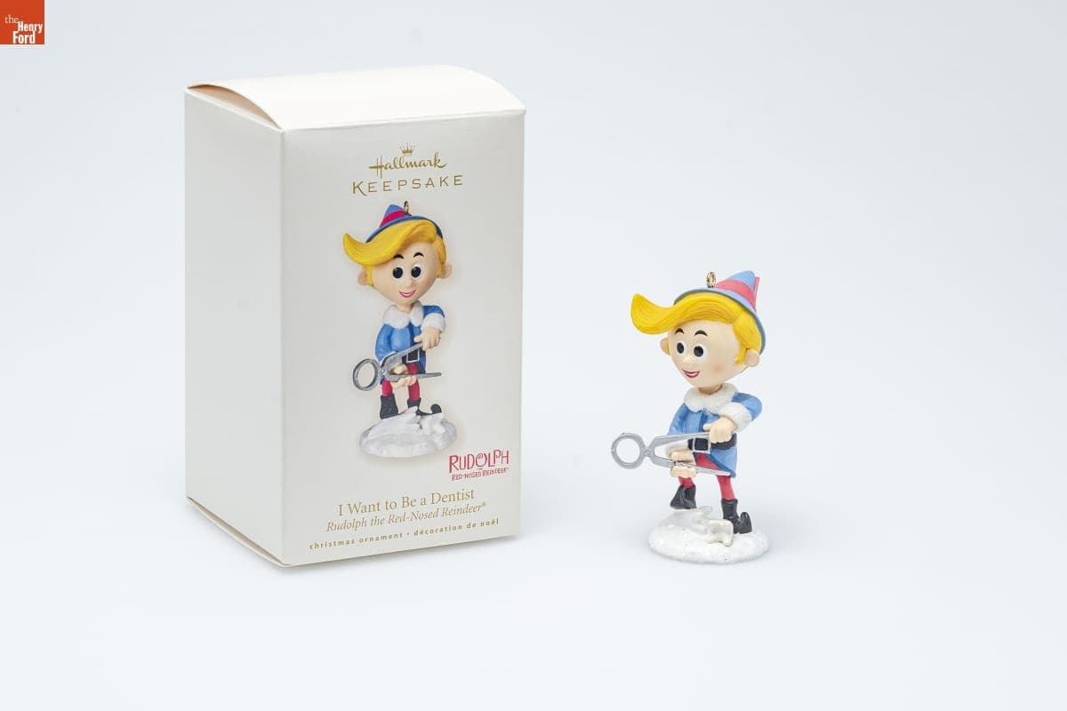 Hallmark "Rudolph the Red-Nosed Reindeer: I Want to Be a Dentist" Christmas Ornament, 2007