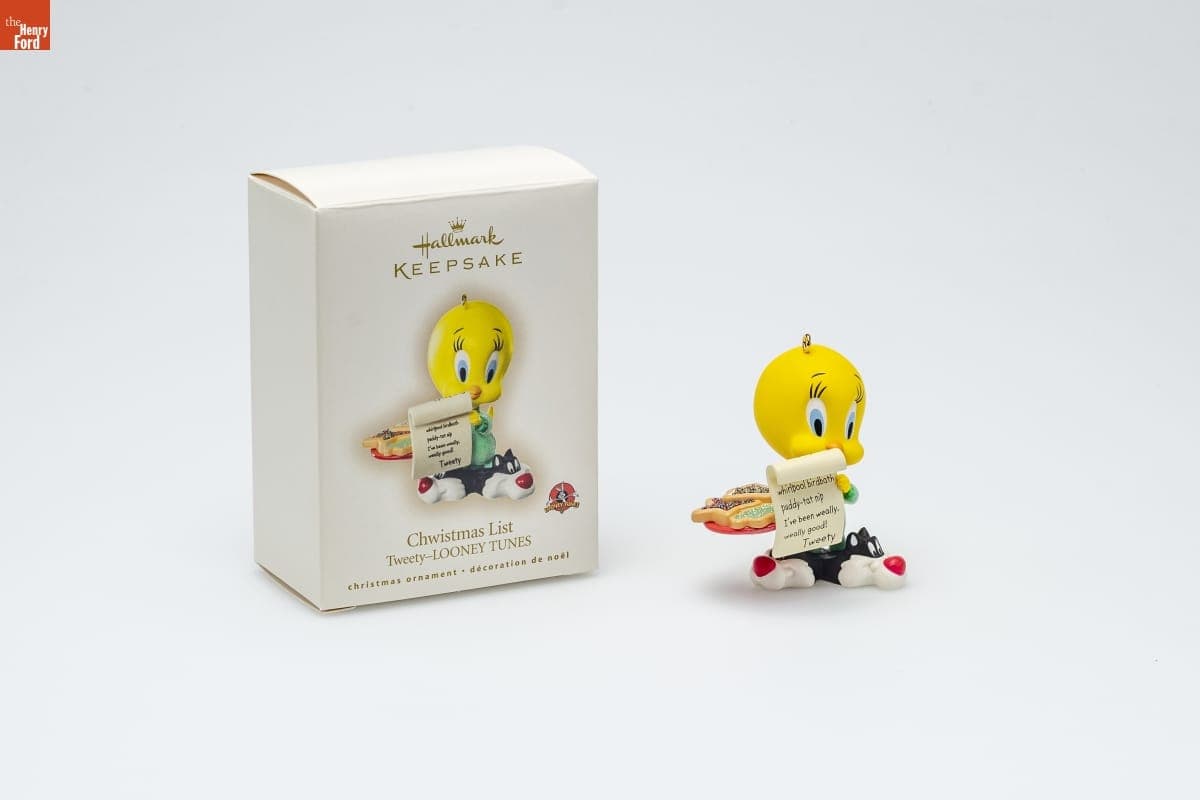 Hallmark "LOONEY TUNES Tweety: Chwistmas List" Christmas Ornament, 2007
