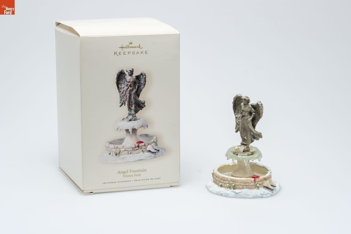 Hallmark "Winter Park: Angel Fountain" Christmas Ornament, 2007