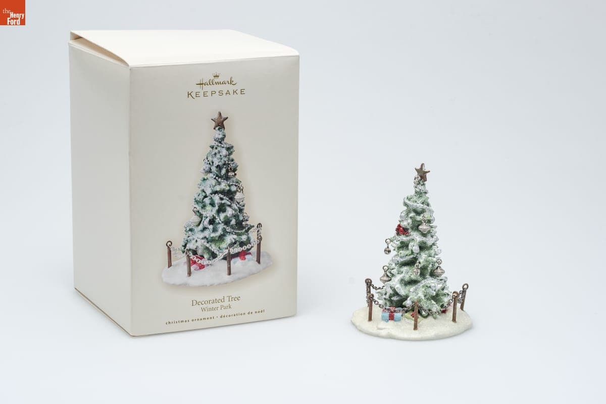 Hallmark "Winter Park: Decorated Tree" Christmas Ornament, 2007
