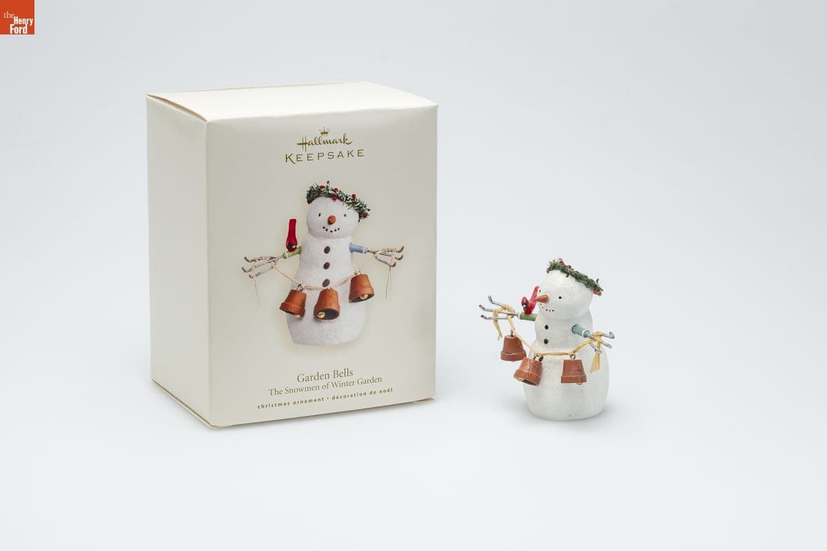 Hallmark "The Snowmen of Winter Garden Collection: Garden Bells" Christmas Ornament, 2007