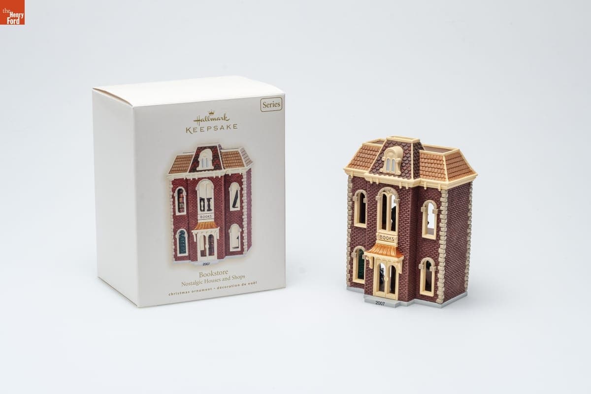 Hallmark "Nostalgic Houses and Shops Series: Bookstore" Christmas Ornament, 2007