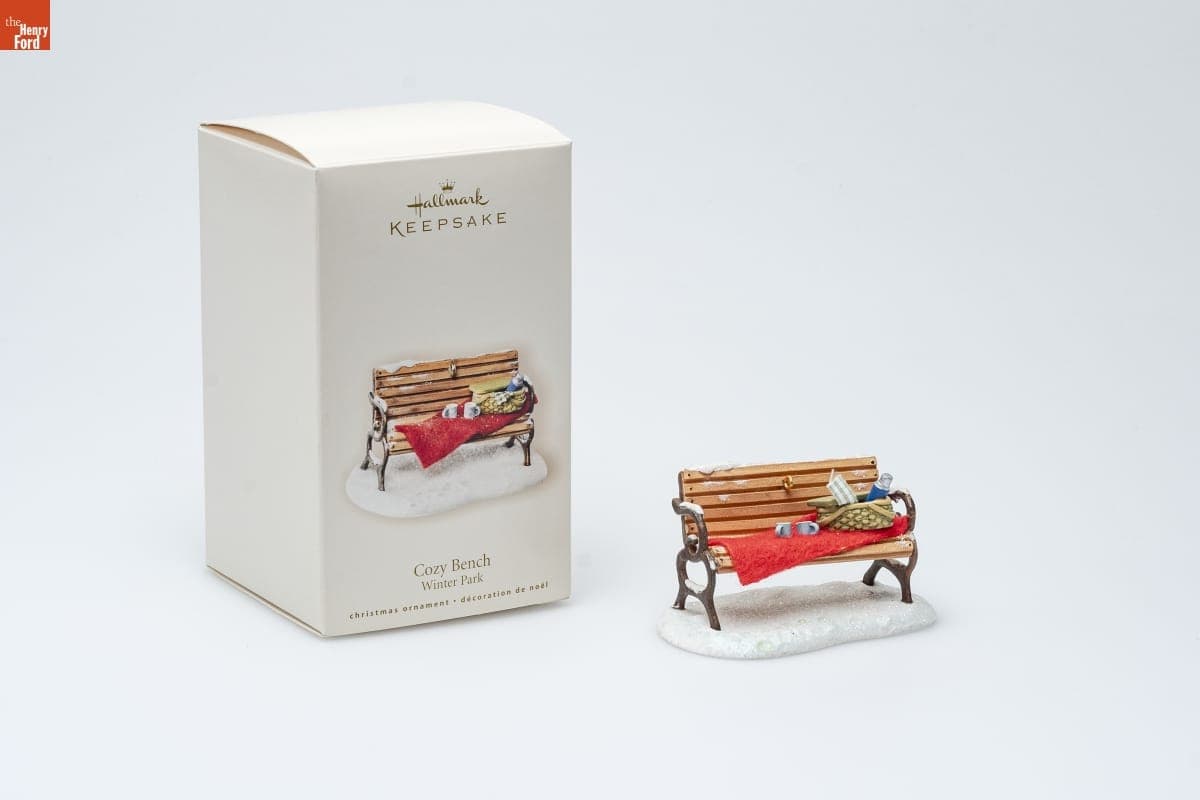 Hallmark "Winter Park: Cozy Bench" Christmas Ornament, 2007
