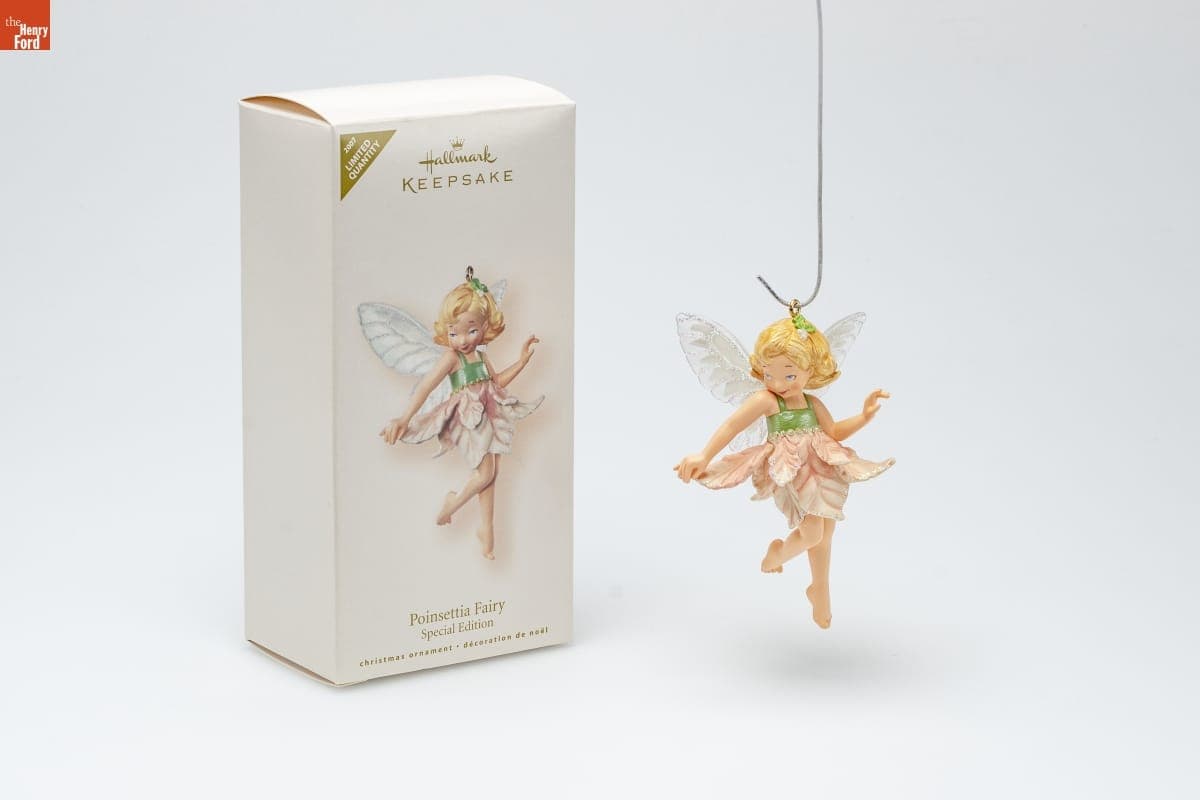 Hallmark "Special Edition Fairy Messengers: Poinsettia Fairy" Christmas Ornament, 2007