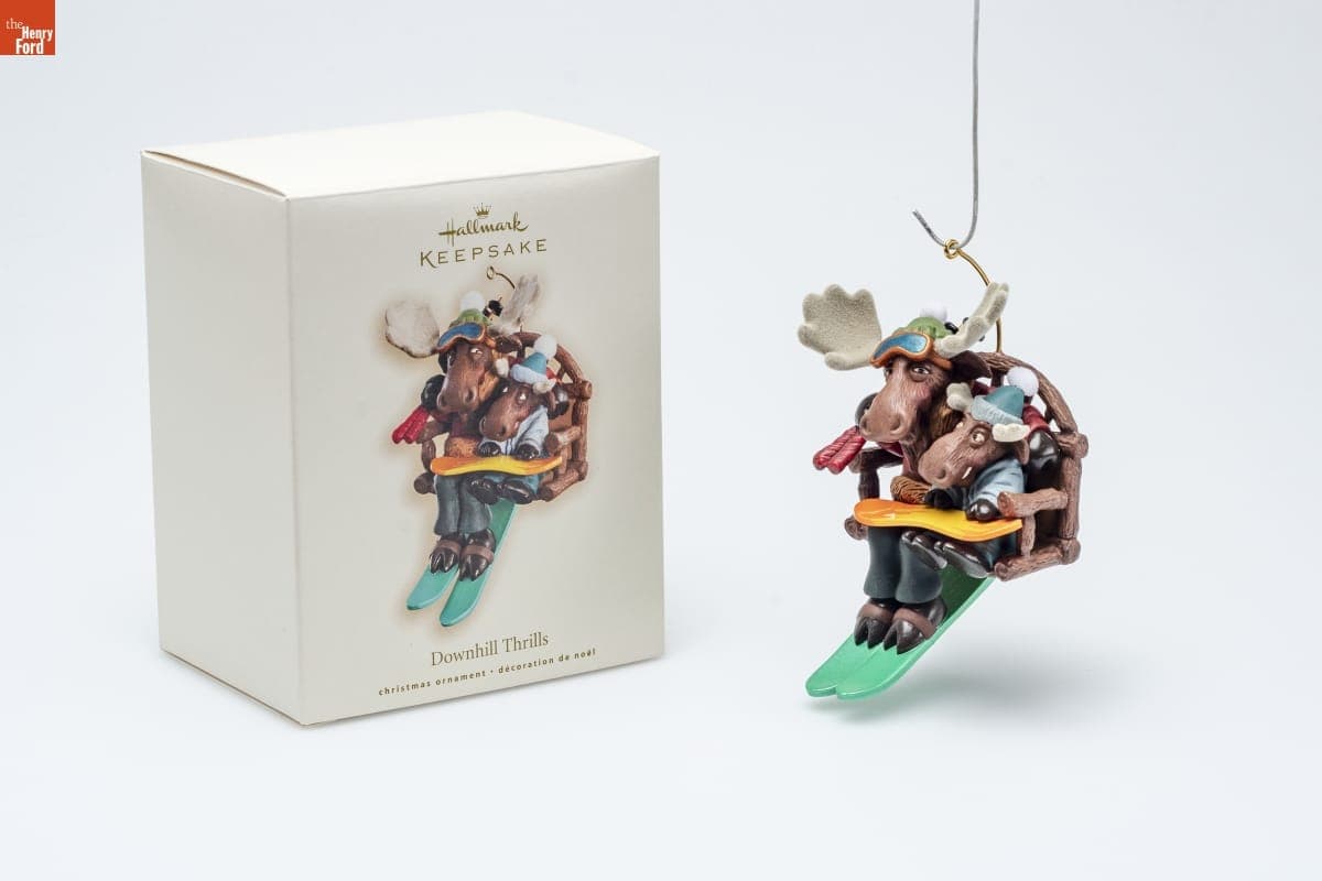 Hallmark "Downhill Thrills" Christmas Ornament, 2007
