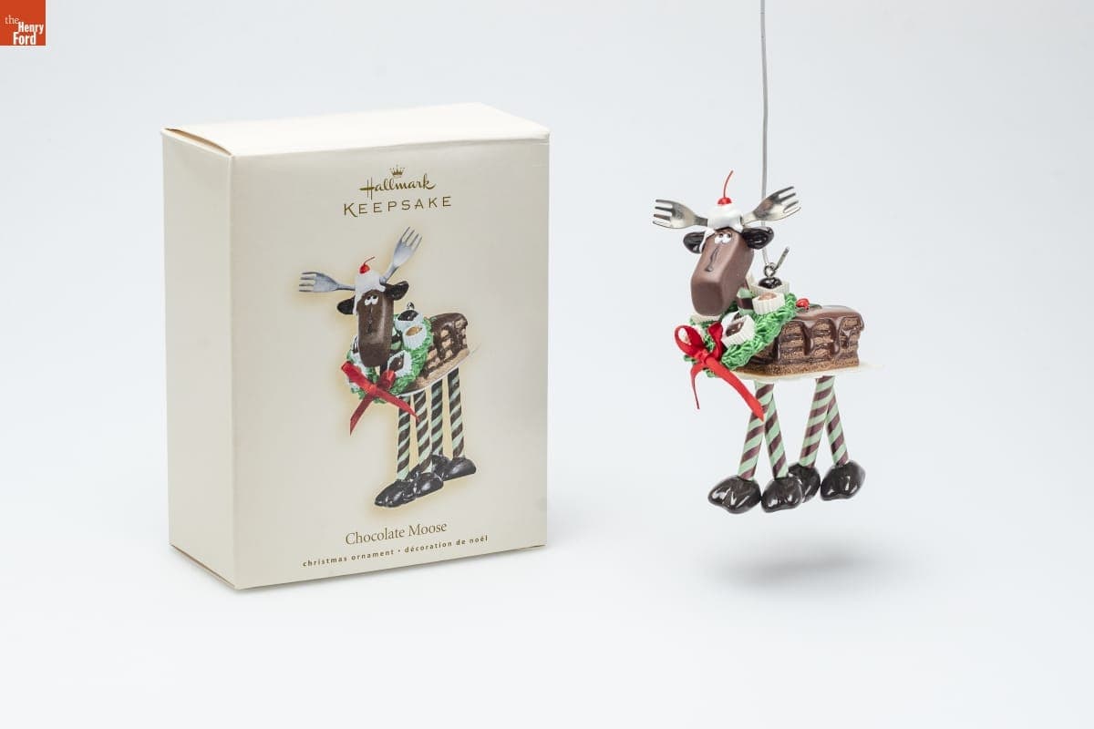 Hallmark "Chocolate Moose" Christmas Ornament, 2007