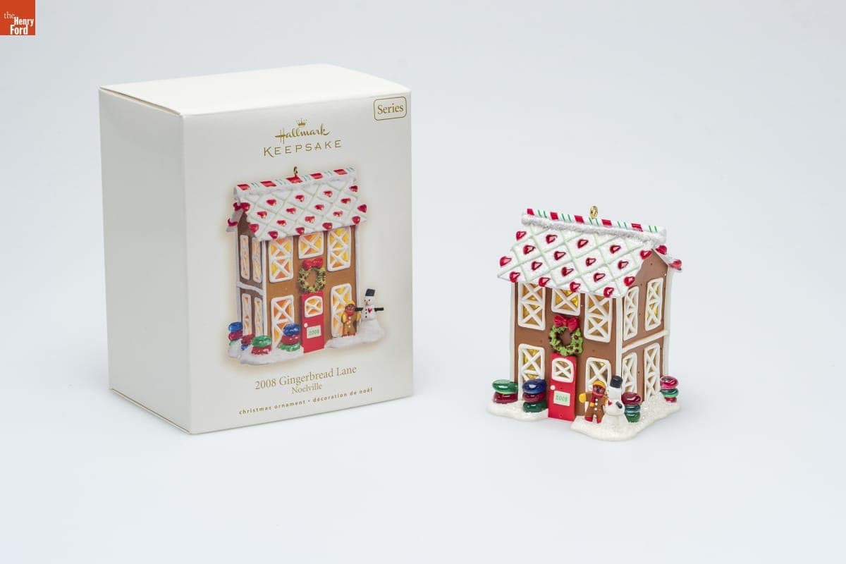 Hallmark "Noelville Series: 2008 Gingerbread Lane" Christmas Ornament, 2008