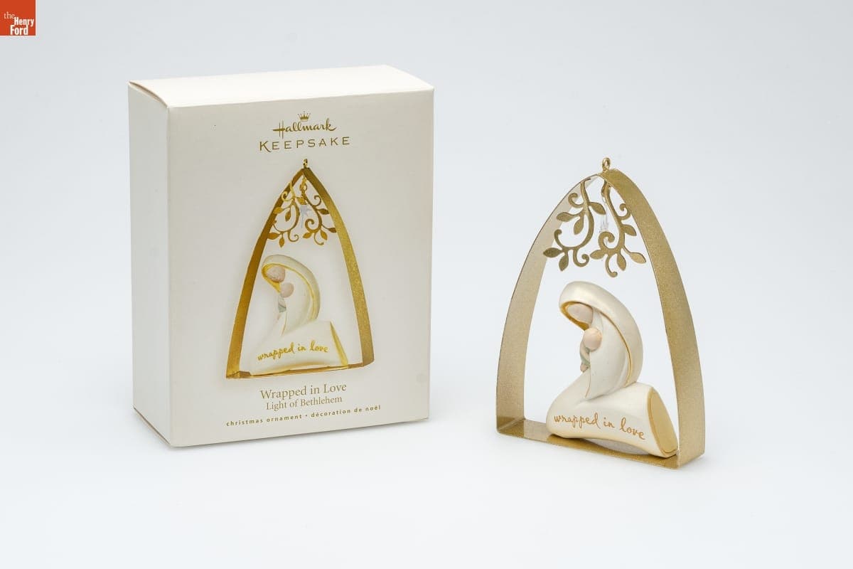 Hallmark "Light of Bethlehem Collection: Wrapped in Love" Christmas Ornament, 2008